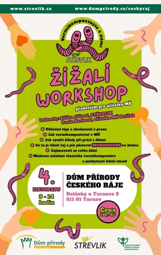 Žížalí workshop 4.11.2023 - pozvánka